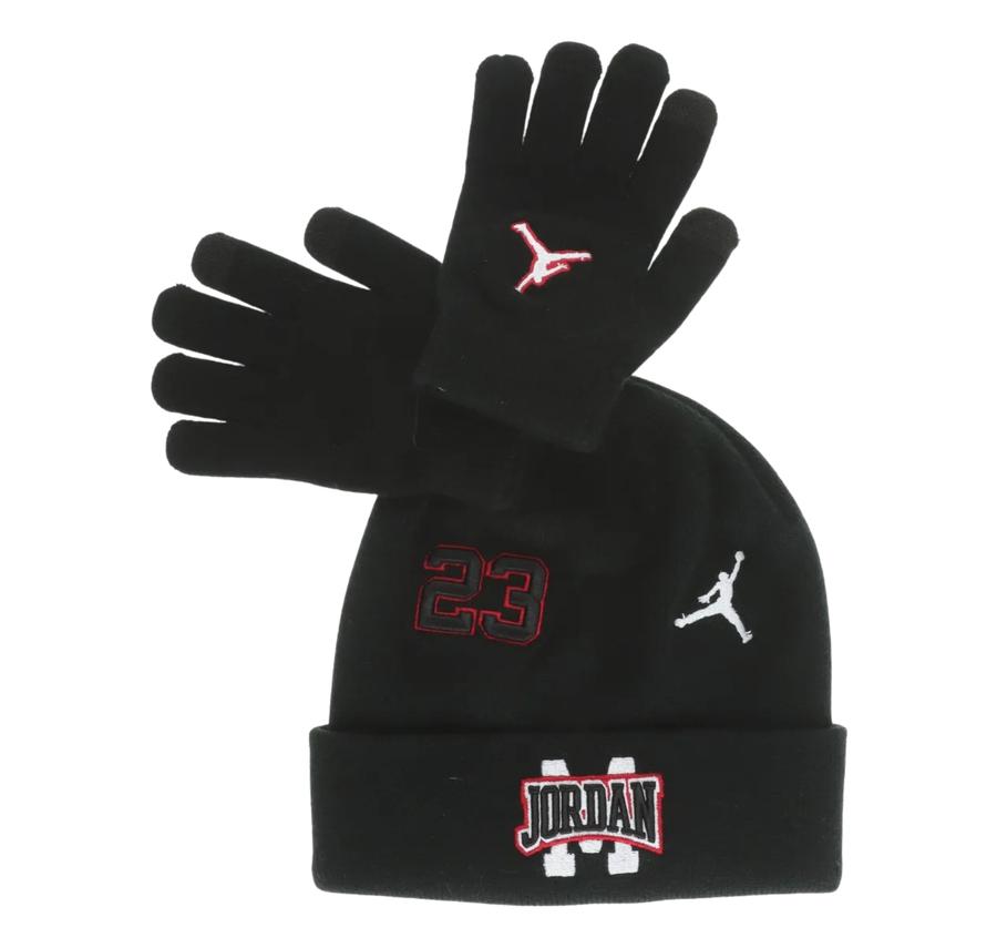 Nike Jan Jordan Patch Beanıe Set Çocuk Siyah Nike Jan Jordan Patch Beanıe Set Çocuk Siyah