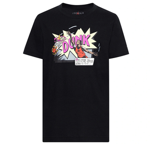 Nike Jdb Aır Jordan Comıcs Dunk Ss Çocuk T-Shirt Siyah