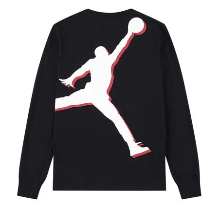 Nike Jdb Ajb Label Ls-Tee Çocuk Sweatshirt Siyah