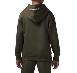 Nike Jdb Mj Flıght Mvp Hbr Flc Po Çocuk Sweatshirt Haki