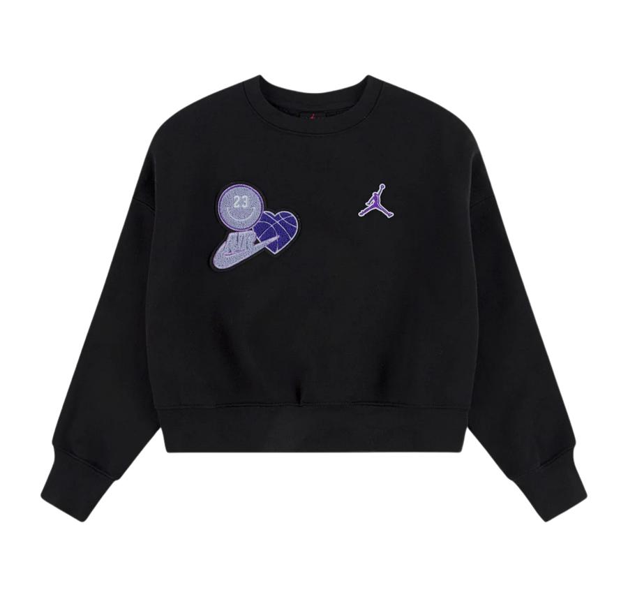 Nike Jdg Blue Jeans & Blıng Flc Cre Çocuk Sweatshirt Siyah Nike Jdg Blue Jeans & Blıng Flc Cre Çocuk Sweatshirt Siyah