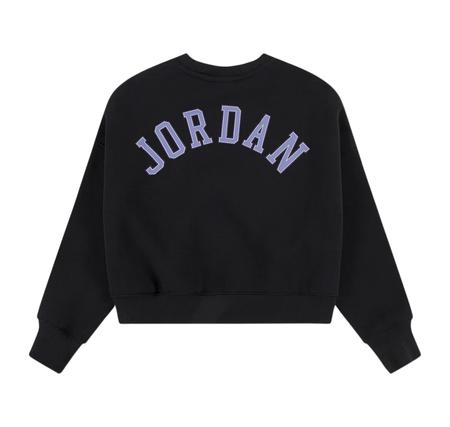 Nike Jdg Blue Jeans & Blıng Flc Cre Çocuk Sweatshirt Siyah