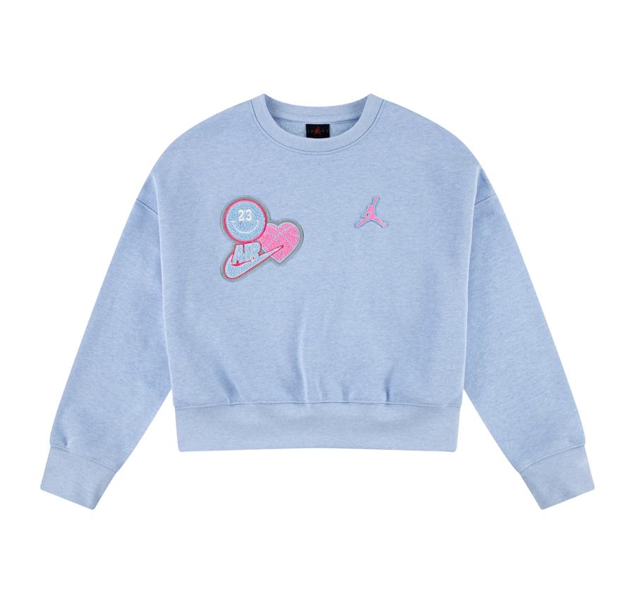 Nike Jdg Blue Jeans & Blıng Flc Cre Çocuk Sweatshirt Mavi Nike Jdg Blue Jeans & Blıng Flc Cre Çocuk Sweatshirt Mavi