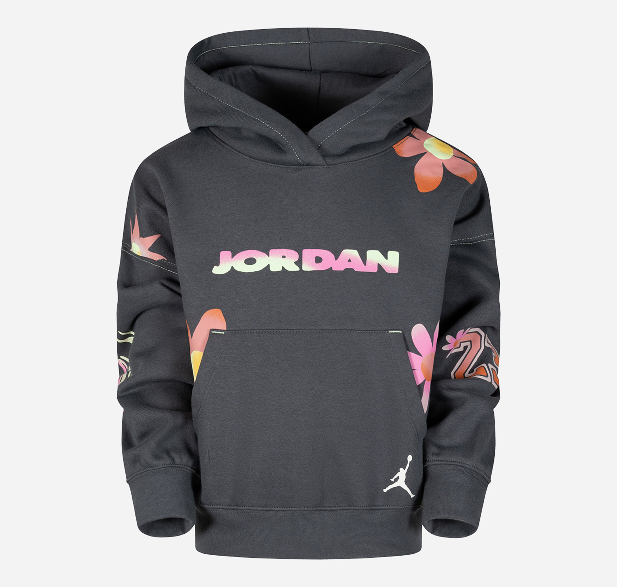 Детский свитшот Nike Jdg Deloris Jordan Flower Po Antrasit