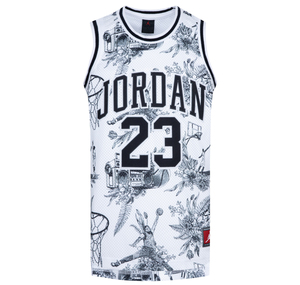 Jordan Jdn 23 Aop Jersey Çocuk T-Shirt Beyaz