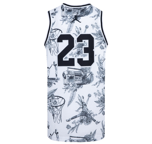 Jordan Jdn 23 Aop Jersey Çocuk T-Shirt Beyaz