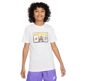 Nike K Nsw Tee Basketball Ball Çocuk T-Shirt Beyaz