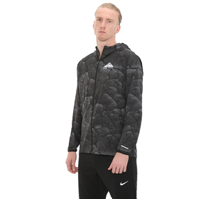 Nike M Nk Aıreez Jacket Aop Erkek Yağmurluk-Rüzgarlık Gri