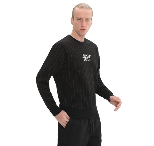 Nike M Nk Club Bb Crew Jdı Aop Erkek Sweatshirt Siyah Nike M Nk Club Bb Crew Jdı Aop Erkek Sweatshirt Siyah