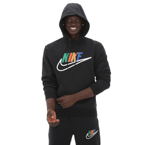 Nike M Nk Club Bb Hdy Futura Block Erkek Sweatshirt Siyah