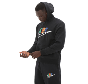 Nike M Nk Club Bb Hdy Futura Block Erkek Sweatshirt Siyah