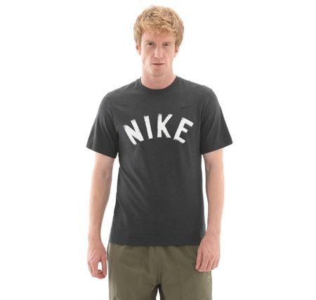 Nike M Nk Df Prımary Swoosh Top Ss Erkek T-Shirt Antrasit