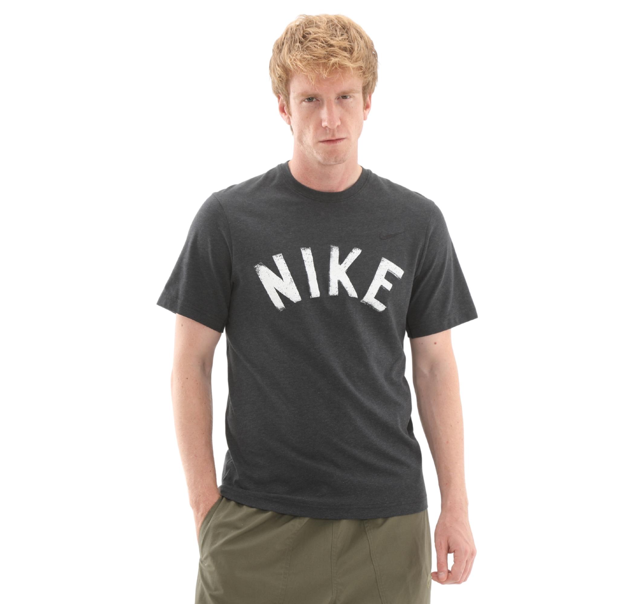 Мужская футболка Nike M Nk Df Primary Swoosh Top Ss Antrasit