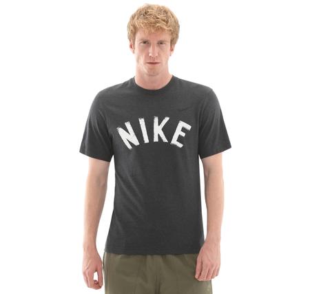 Nike M Nk Df Prımary Swoosh Top Ss Erkek T-Shirt Antrasit Nike M Nk Df Prımary Swoosh Top Ss Erkek T-Shirt Antrasit