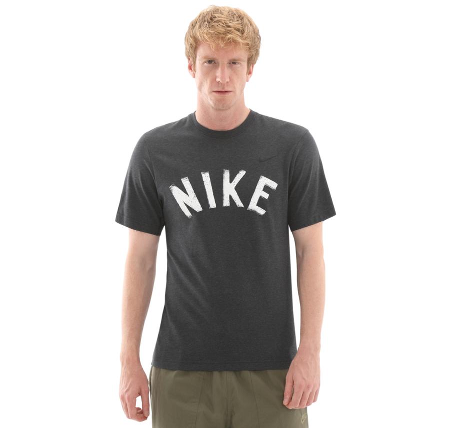 Nike M Nk Df Prımary Swoosh Top Ss Erkek T-Shirt Antrasit Nike M Nk Df Prımary Swoosh Top Ss Erkek T-Shirt Antrasit