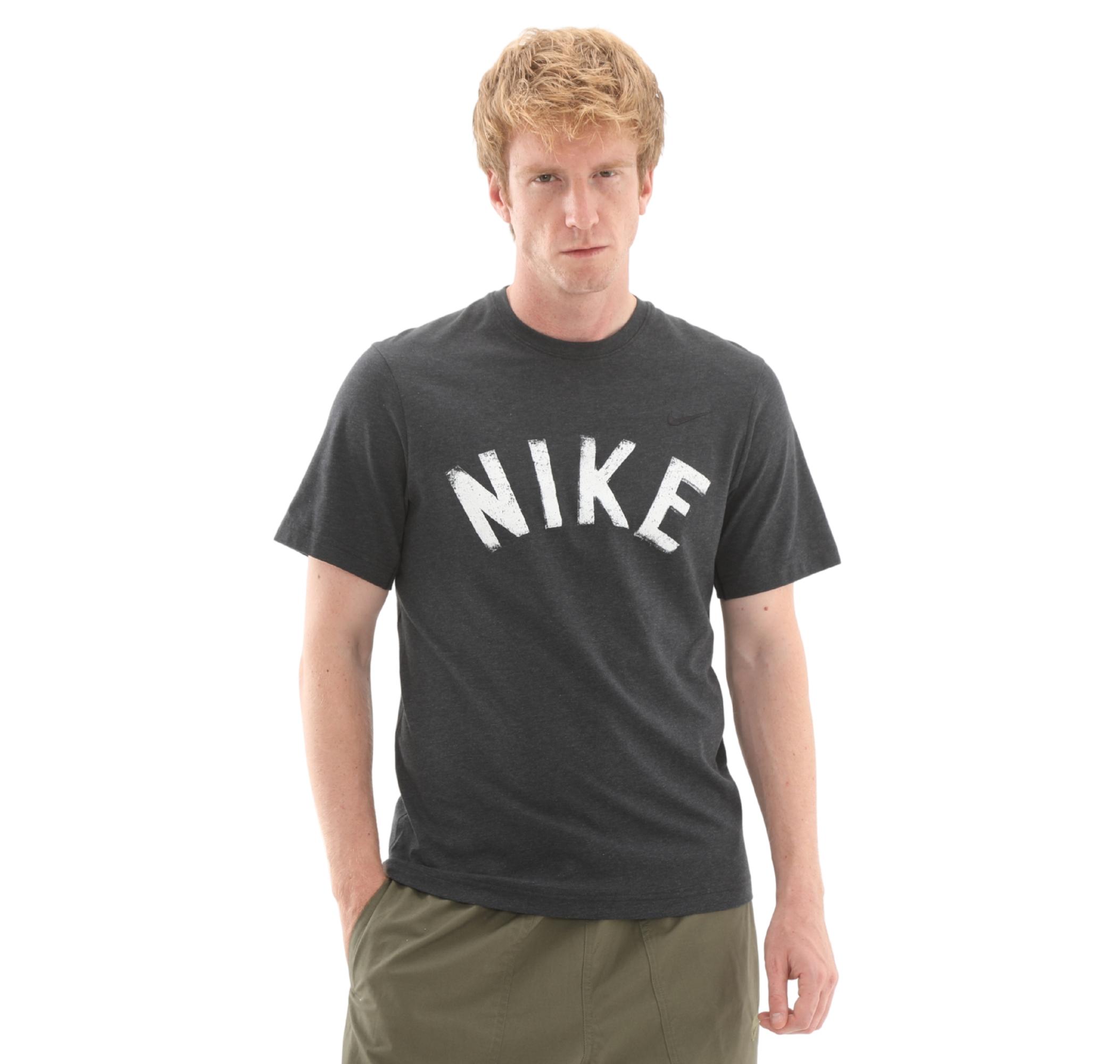 Мужская футболка Nike M Nk Df Primary Swoosh Top Ss Antrasit