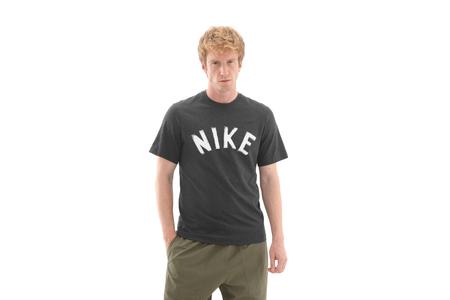 Nike M Nk Df Prımary Swoosh Top Ss Erkek T-Shirt Antrasit