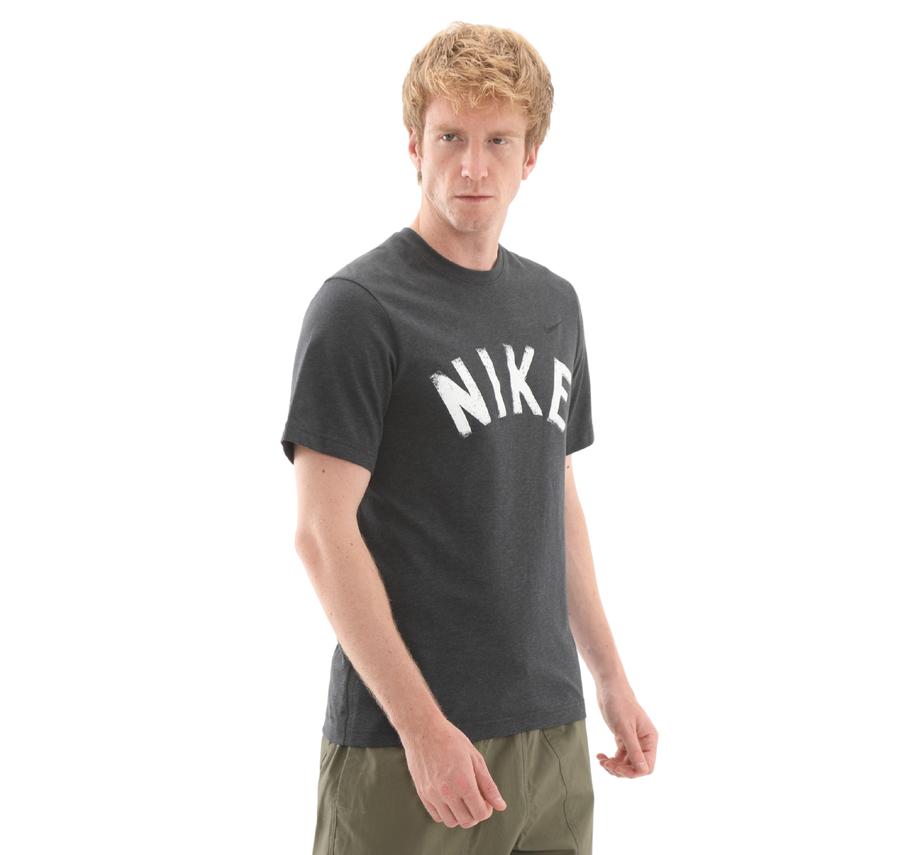Nike M Nk Df Prımary Swoosh Top Ss Erkek T-Shirt Antrasit Nike M Nk Df Prımary Swoosh Top Ss Erkek T-Shirt Antrasit