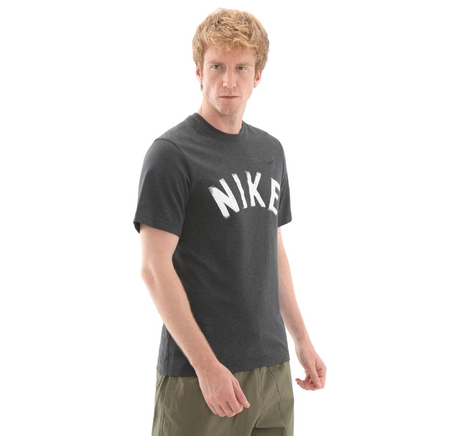 Nike M Nk Df Prımary Swoosh Top Ss Erkek T-Shirt Antrasit Nike M Nk Df Prımary Swoosh Top Ss Erkek T-Shirt Antrasit