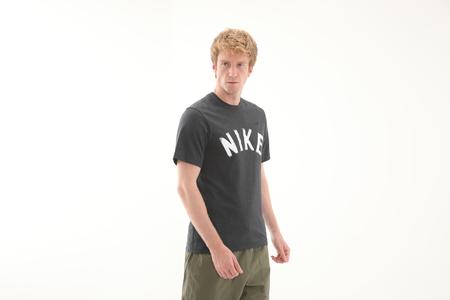 Nike M Nk Df Prımary Swoosh Top Ss Erkek T-Shirt Antrasit