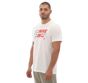 Nike M Nk Df Tee 3Mo Slub Gfx Erkek T-Shirt Beyaz