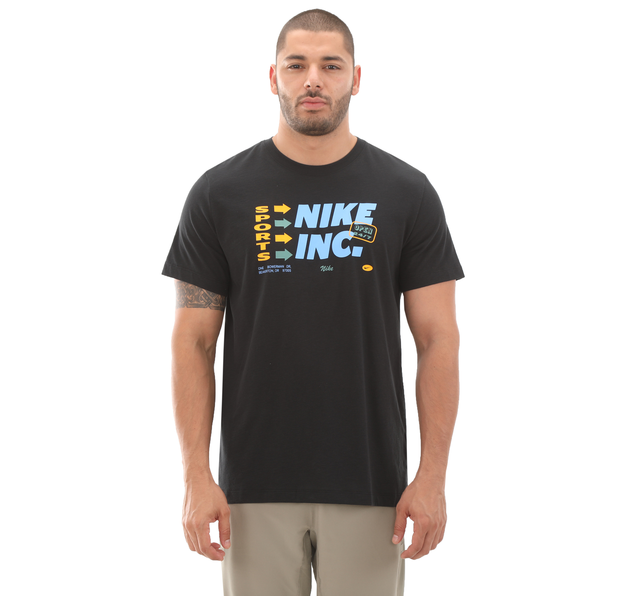 Мужская футболка Nike M Nk Df Tee 3Mo Slub Gfx