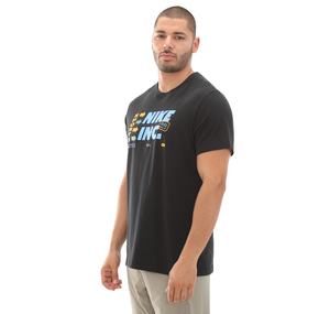 Nike M Nk Df Tee 3Mo Slub Gfx Erkek T-Shirt Siyah