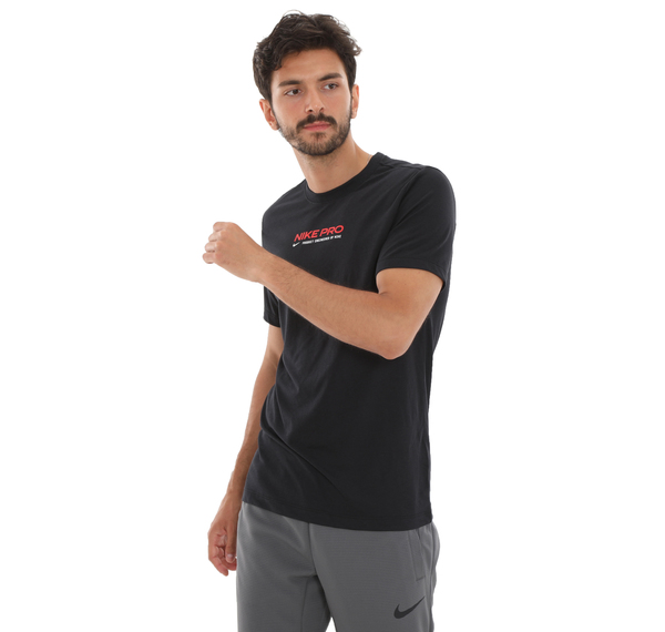 Nike M Nk Df Tee Db Nk Pro 2 Erkek T-Shirt Siyah CV8207