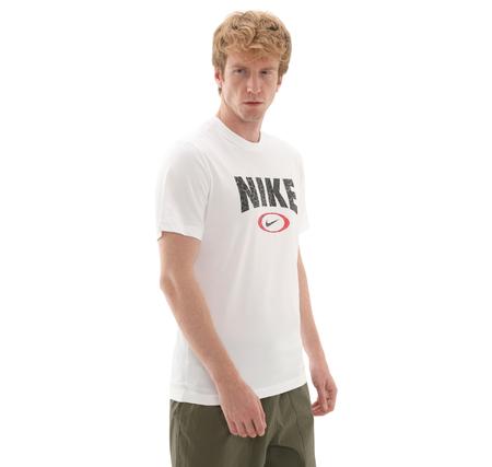 Nike M Nk Df Tee Hbr Novelty Erkek T-Shirt Beyaz