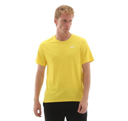 Nike M Nk Df Uv Mıler Ss Erkek T-Shirt Sarı Nike M Nk Df Uv Mıler Ss Erkek T-Shirt Sarı
