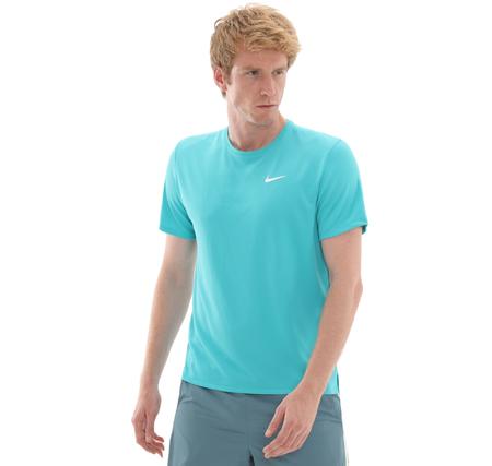 Nike M Nk Df Uv Mıler Ss Erkek T-Shirt Turkuaz Nike M Nk Df Uv Mıler Ss Erkek T-Shirt Turkuaz