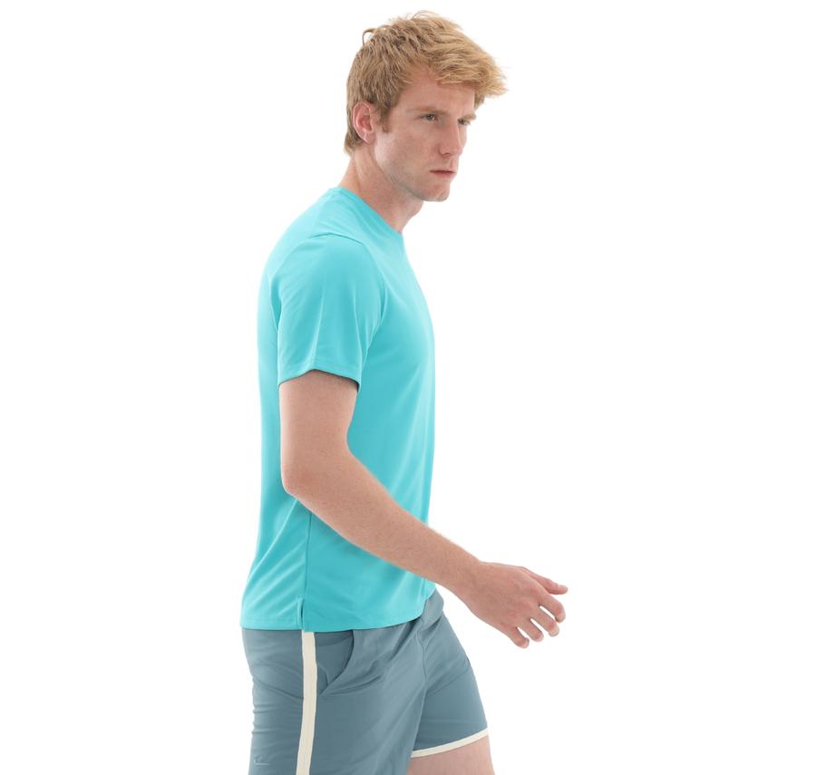 Nike M Nk Df Uv Mıler Ss Erkek T-Shirt Turkuaz Nike M Nk Df Uv Mıler Ss Erkek T-Shirt Turkuaz