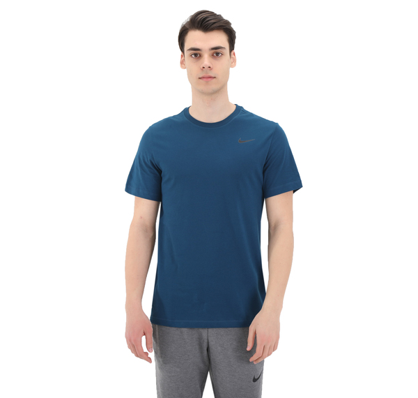 Nike M Nk Df Tee Dfc Crew Solıd Erkek T-Shirt Lacivert CV8895
