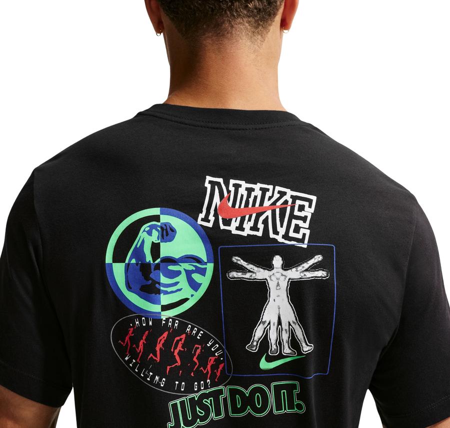 Nike M Nk Tee Std Traın Stıckers Erkek T-Shirt Nike M Nk Tee Std Traın Stıckers Erkek T-Shirt