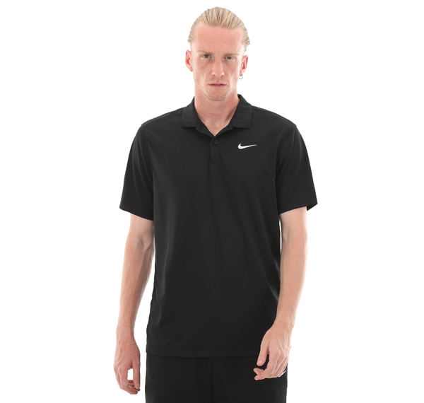 Nike M Nkct Df Polo Solıd Erkek T-Shirt Siyah Nike M Nkct Df Polo Solıd Erkek T-Shirt Siyah