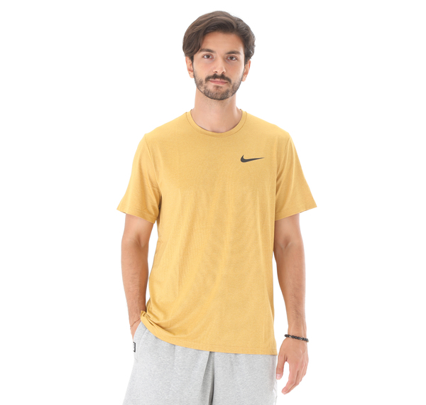 Nike M Np Df Hpr Dry Top Ss Erkek T-Shirt Sarı