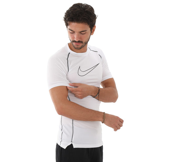 Nike M Np Df Tıght Top Ss Erkek T-Shirt Beyaz CV8050
