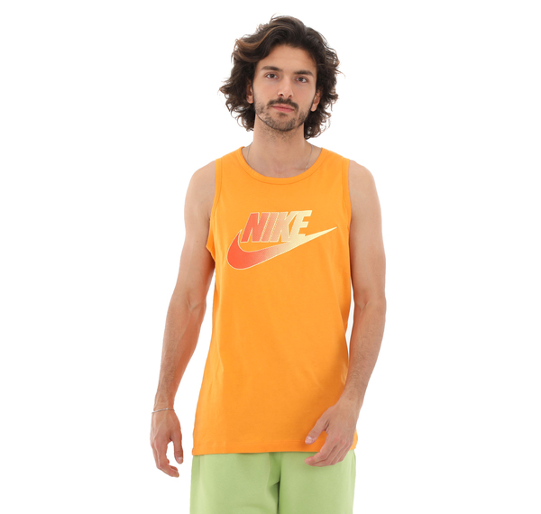 Nike M Nsw 3Mo Ssnl Brndmk Tank Erkek T-Shirt Turuncu