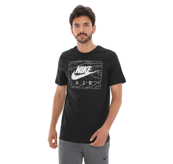 Nike M Nsw Aır Hbr 2 Tee Erkek T-Shirt Siyah