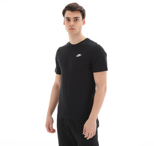Nike M Nsw Club Tee Erkek T-Shirt Siyah