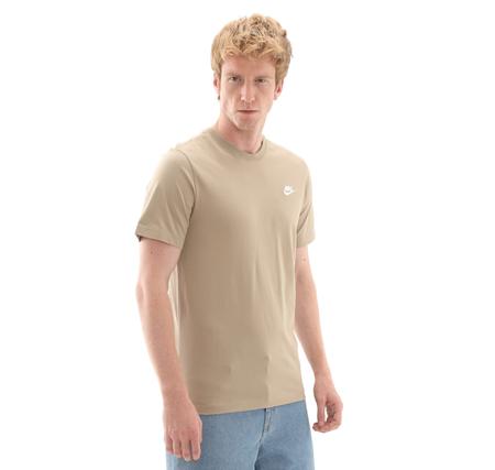 Nike M Nsw Club Tee Erkek T-Shirt Bej
