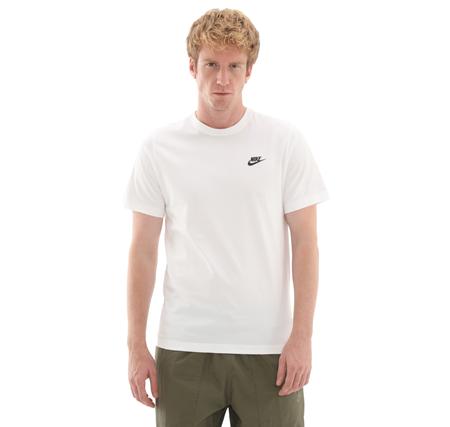 Nike M Nsw Club Tee Erkek T-Shirt Beyaz