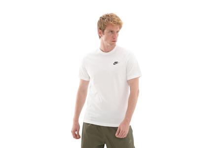 Nike M Nsw Club Tee Erkek T-Shirt Beyaz
