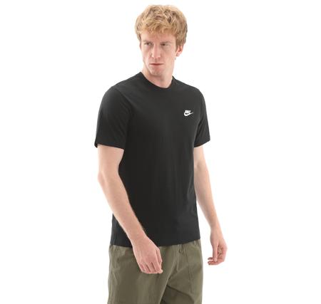 Nike M Nsw Club Tee Erkek T-Shirt Siyah