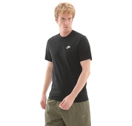 Nike M Nsw Club Tee Erkek T-Shirt Siyah