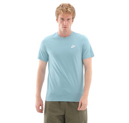 Nike M Nsw Club Tee Erkek T-Shirt Turkuaz