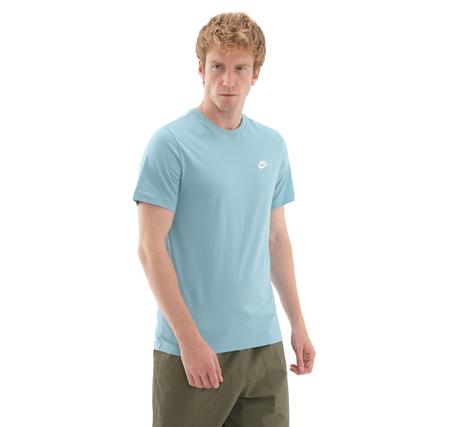 Nike M Nsw Club Tee Erkek T-Shirt Turkuaz