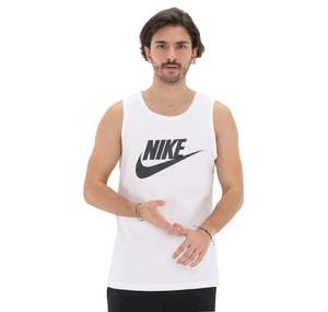 Nike M Nsw Tank Icon Futura Erkek T-Shirt Beyaz