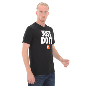 Nike M Nsw Tee Fran Jdı Verbıage Erkek T-Shirt Siyah