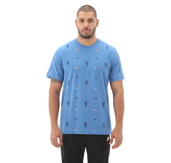 Nike M Nsw Tee M90 12Mo Aop Erkek T-Shirt Mavi Nike M Nsw Tee M90 12Mo Aop Erkek T-Shirt Mavi